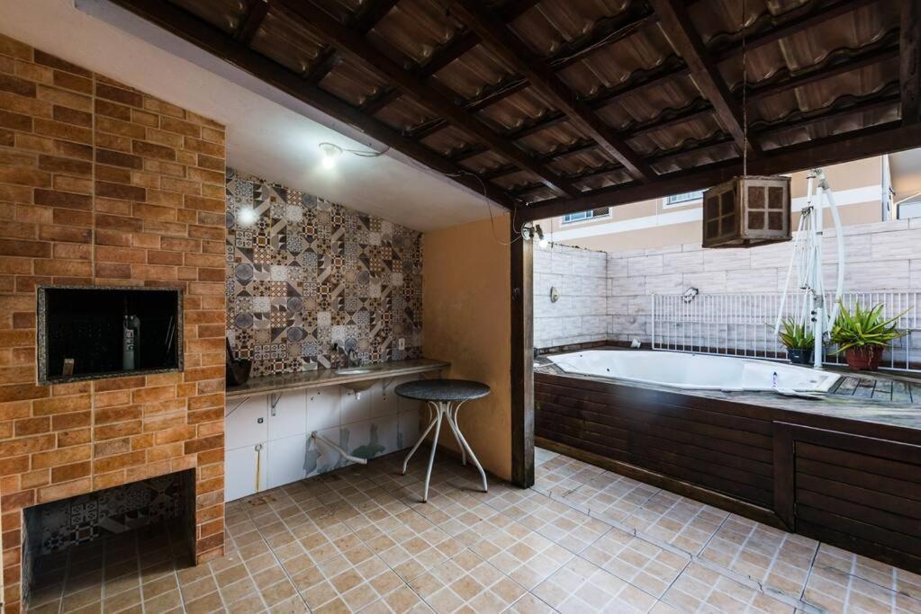 Palhoça Casa De Temporada Com Quintal Internoヴィラ エクステリア 写真